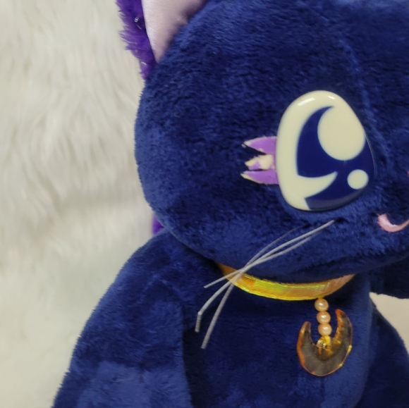 Sailor Moon Talking LUNA Plush Doll 2004 BANDAI Japan import Live Action Works - Picture 2 of 8